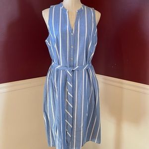 A new day cotton dress with pockets size large